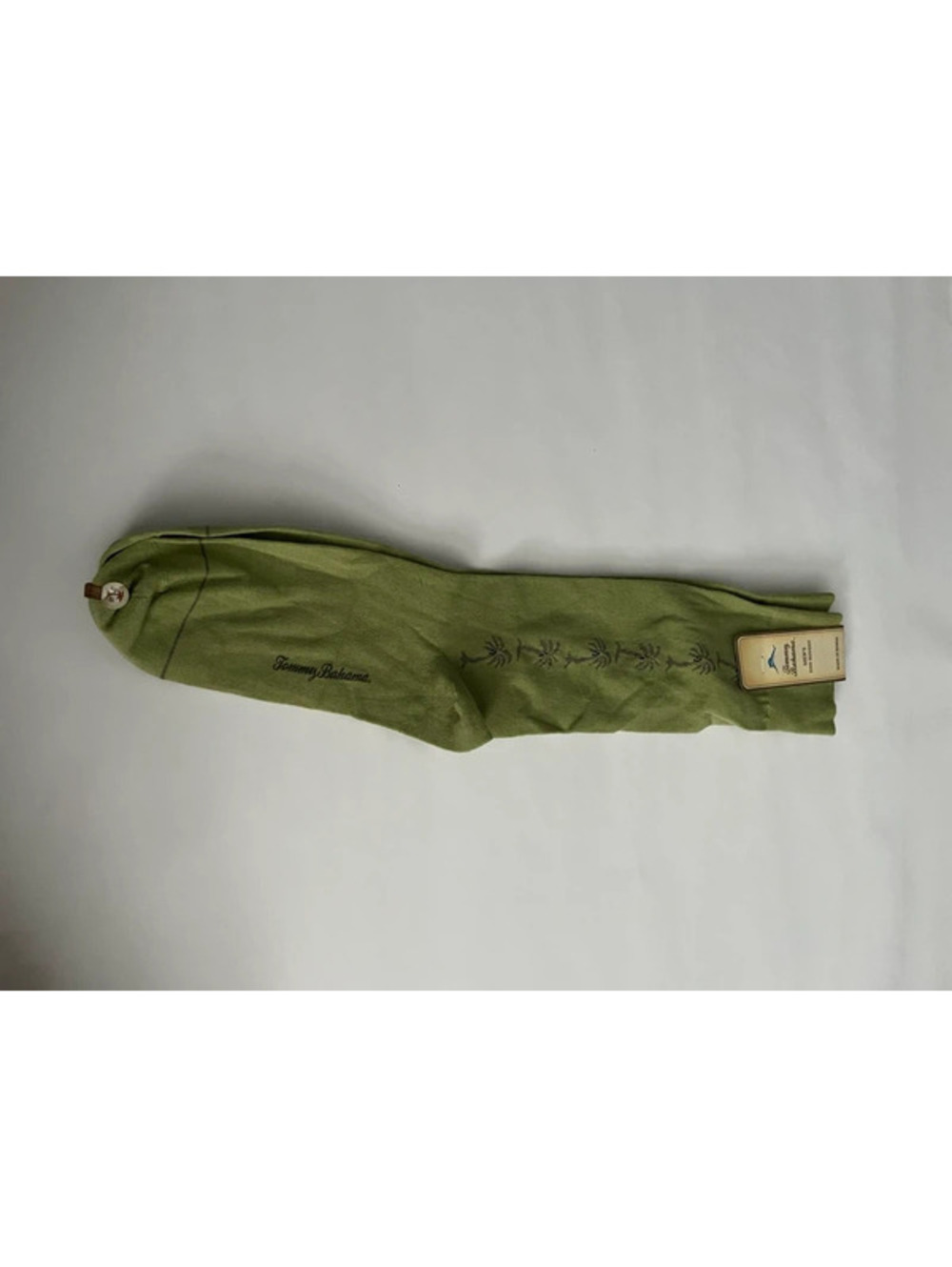 Mans Tommy Bahama green socks palm tree